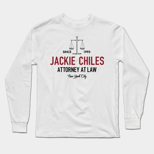 Jackie Chiles Lawfirm Long Sleeve T-Shirt by artnessbyjustinbrown